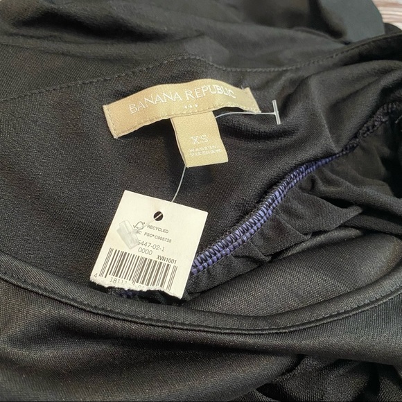 Banana Republic Draped Surplice Peplum Blouse XS - Picture 6 of 8